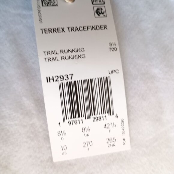 New Adidas Terrex Tracefinder Trail Running Shoes Women’s Size 10 NIB Hiking - Picture 5 of 13